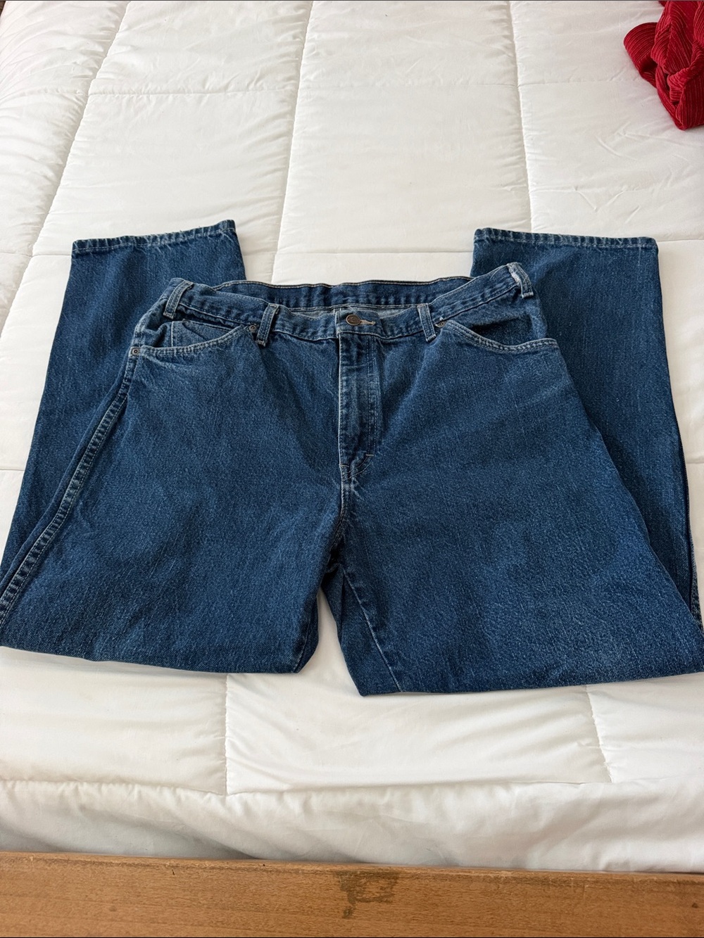 Dickies Men's Straight Leg Jeans in Dark Blue